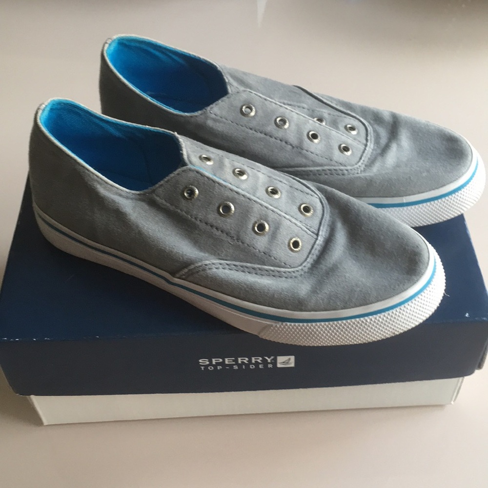 Sperry kids slip-ons size 2.